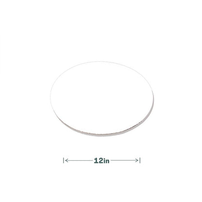 Bright White Cake Circles, 12" Diameter, White, Paper, 100/Carton