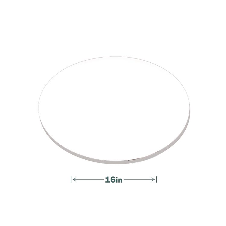 Bright White Cake Circles, 16" Diameter, Bright White, Paper, 100/Carton