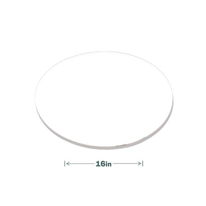 Bright White Cake Circles, 16" Diameter, Bright White, Paper, 100/Carton