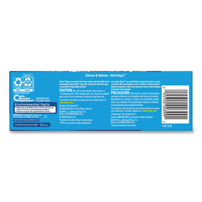 Zipper Freezer Bags, 16 oz, 2.7 mil, 7" x 5", Clear, 240/Carton