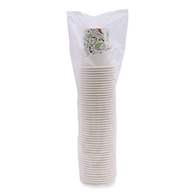 Deerfield Printed Paper Cold Cups, 12 oz, 50/Sleeve, 20 Sleeves/Carton