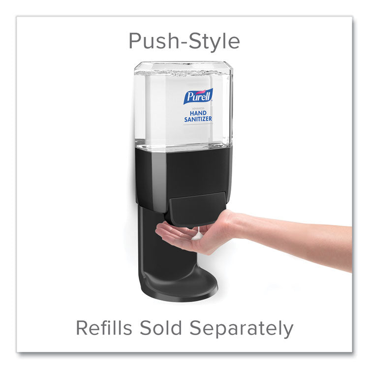Push-Style Hand Sanitizer ES4 Dispenser, 1,200 mL, 5.25 x 8.56 x 12.13, Graphite