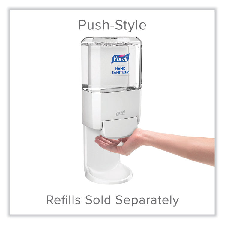 Push-Style Hand Sanitizer ES4 Dispenser, 1,200 mL, 5.25 x 8.56 x 12.13, White