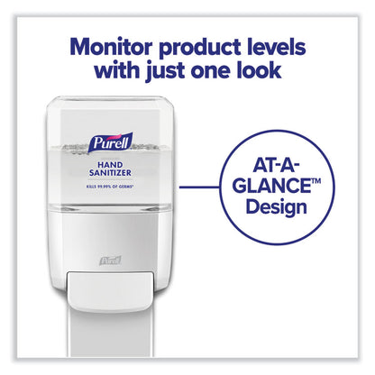 Push-Style Hand Sanitizer ES4 Dispenser, 1,200 mL, 5.25 x 8.56 x 12.13, White