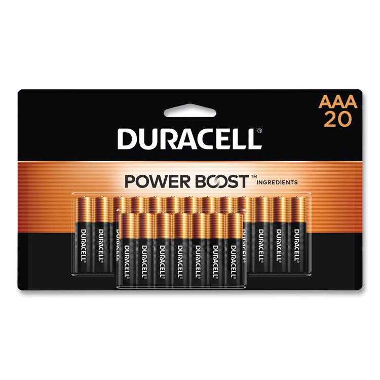 POWER BOOST Coppertop Alkaline AAA Batteries, 20/Pack