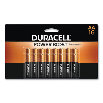 POWER BOOST Coppertop Alkaline AA Batteries, 16/Pack
