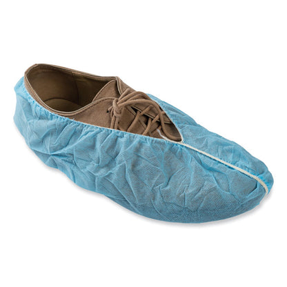Polypropylene Non-Skid Shoe Covers, One Size Fits Most, Blue, 300/Carton