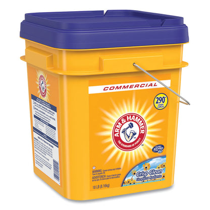 Powder Laundry Detergent, Crisp Clean Scent, 18 lb Pail