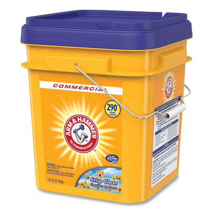 Powder Laundry Detergent, Crisp Clean Scent, 18 lb Pail