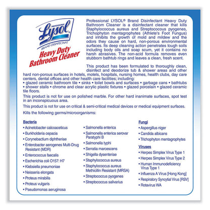 Disinfectant Heavy-Duty Bathroom Cleaner Concentrate, Fresh Lime Scent, 1 gal Bottle