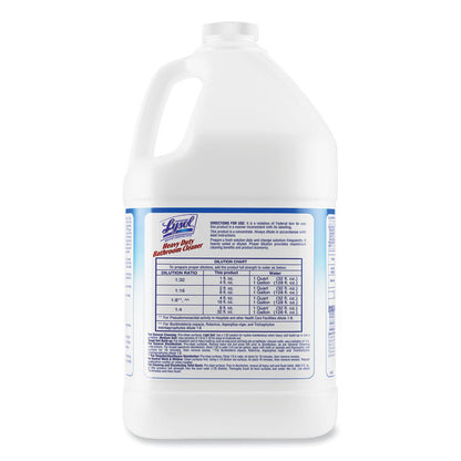 Disinfectant Heavy-Duty Bathroom Cleaner Concentrate, Fresh Lime Scent, 1 gal Bottle