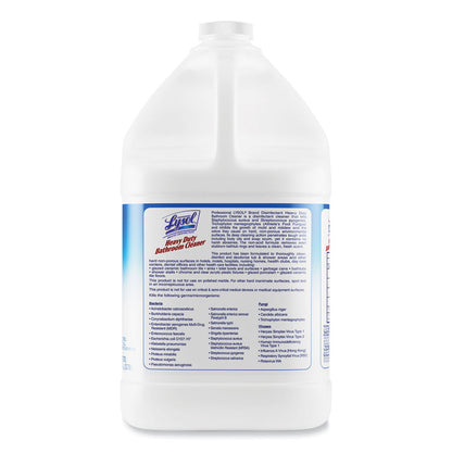 Disinfectant Heavy-Duty Bathroom Cleaner Concentrate, Fresh Lime Scent, 1 gal Bottle