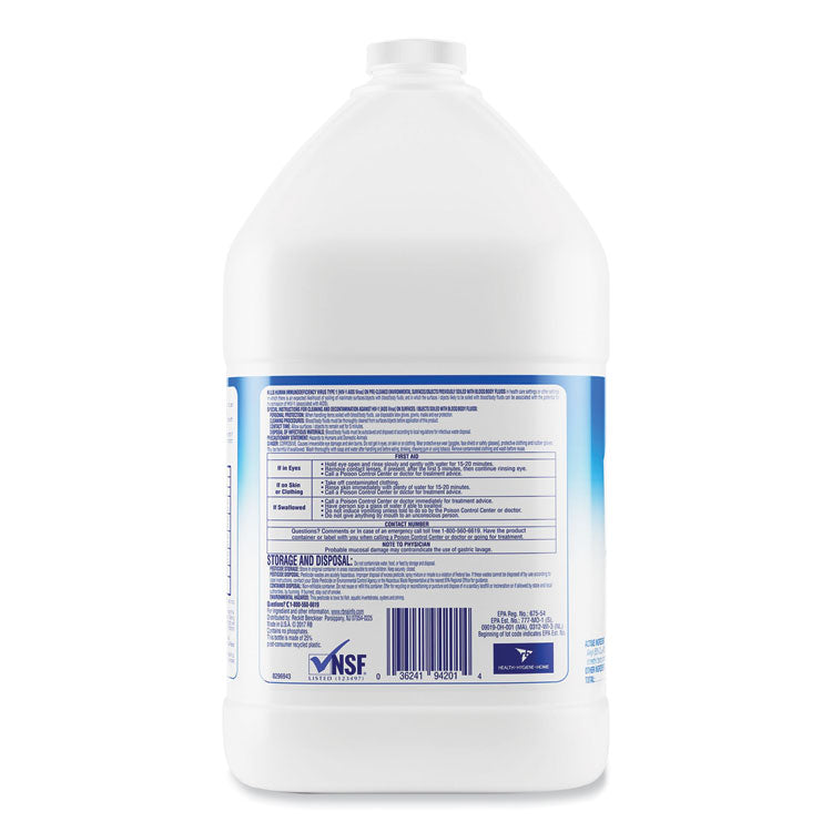 Disinfectant Heavy-Duty Bathroom Cleaner Concentrate, Fresh Lime Scent, 1 gal Bottle