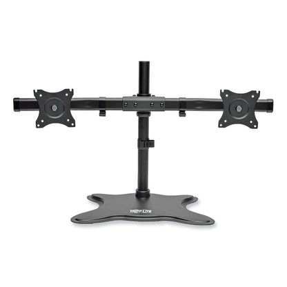 Dual Desktop Monitor Stand, For 13" to 27" Monitors, 31.69" x 10" x 18.11", Black, Supports 26 lb