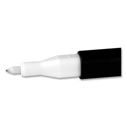 EMOTT Porous Point Pen, Stick, Fine 0.4 mm, Assorted Ink Colors, White Barrel, 10/Pack