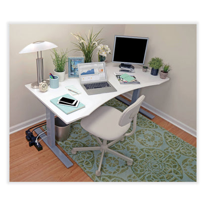 Protect It! Surge Suppressor, 6 AC Outlets/2 USB Ports, 8 ft Cord, 1,080 J, Black