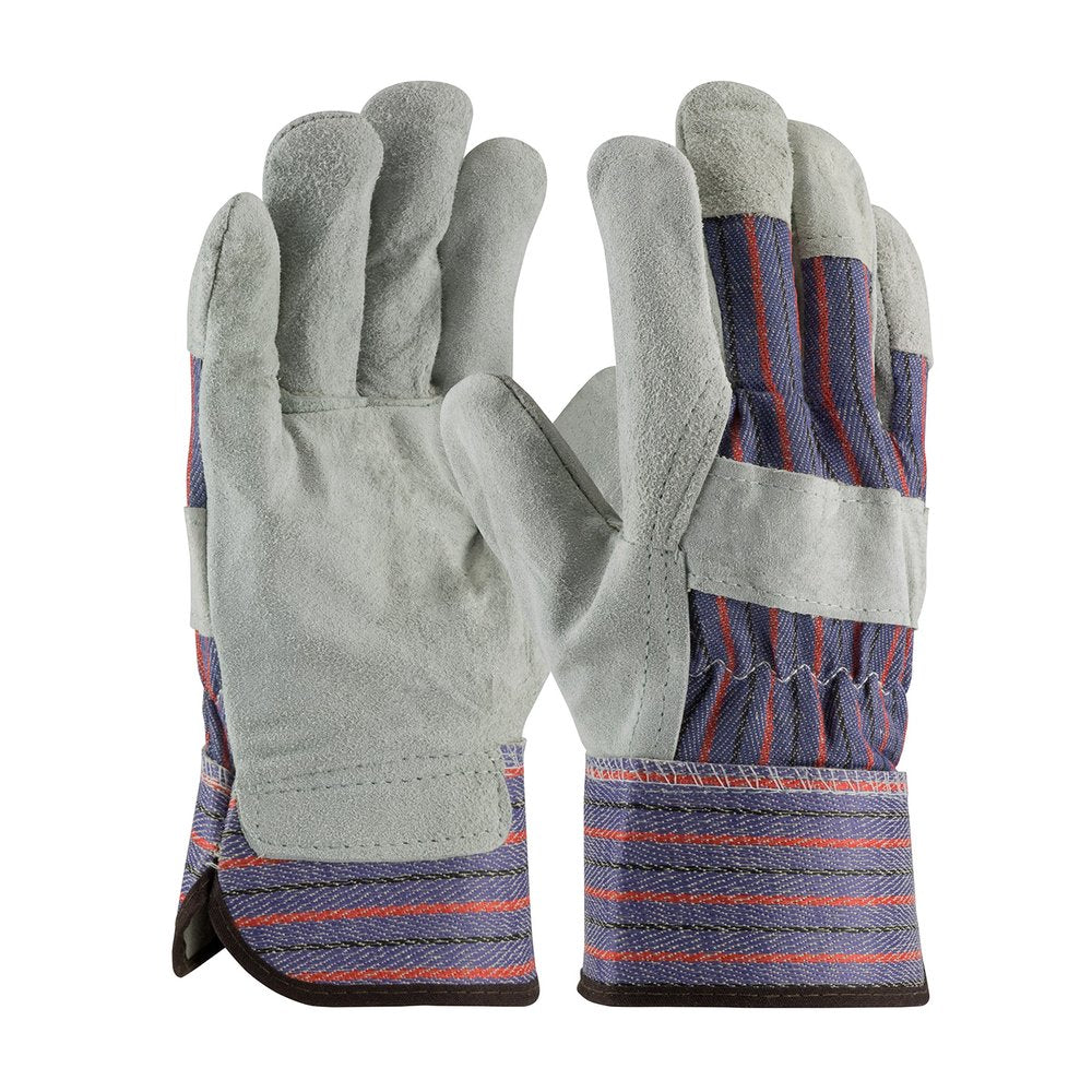 PIP 85-7500/L Blue Leather Palm, 12 Pairs/Dozen