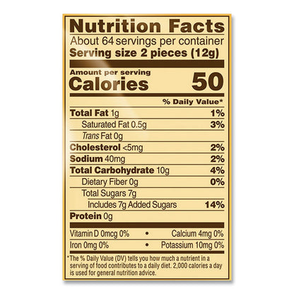 Hard Candies, Caramel, 27 oz Bag