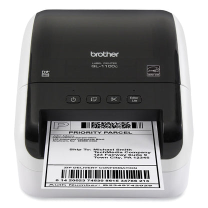 QL-1100C Wide Format Professional Label Printer, 69 Labels/min Print Speed, 5.9 x 8.7 x 6.7