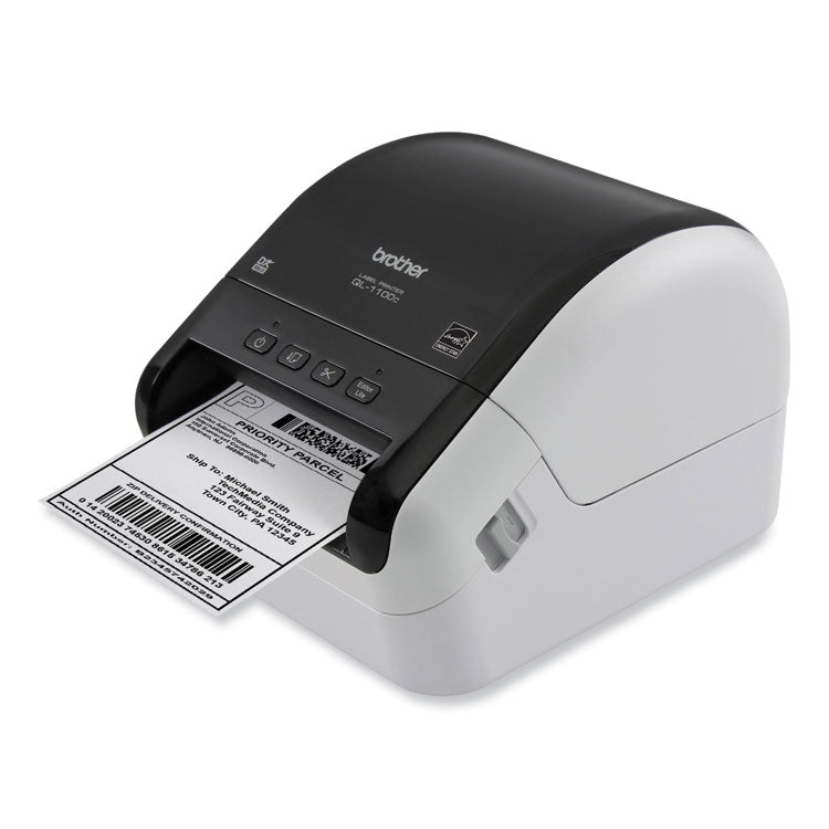 QL-1100C Wide Format Professional Label Printer, 69 Labels/min Print Speed, 5.9 x 8.7 x 6.7