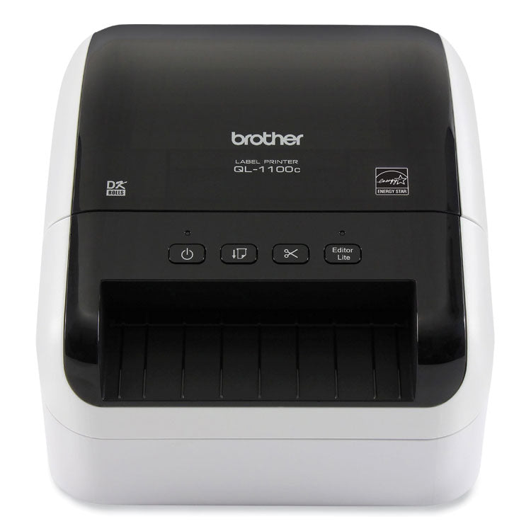 QL-1100C Wide Format Professional Label Printer, 69 Labels/min Print Speed, 5.9 x 8.7 x 6.7