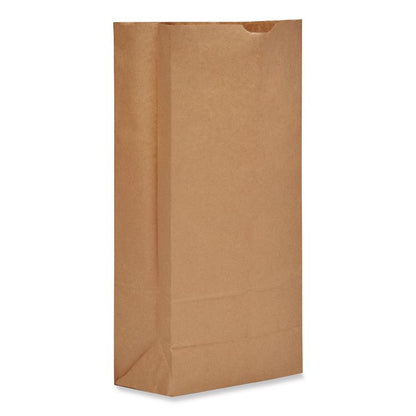 Grocery Paper Bags, 25# Size, Heavy-Duty, 50# Basis Weight, 8.25" x 5.38" x 18", Kraft, 500/Bundle