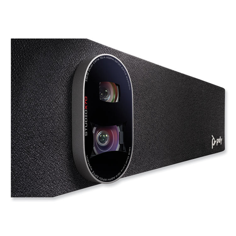 Poly Studio X70 All-in-One Video Bar, 1920 pixels x 1080 pixels, White