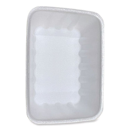 Meat Trays, #42K, 8.75 x 6.32 x 2.25, White, Foam, 252/Carton