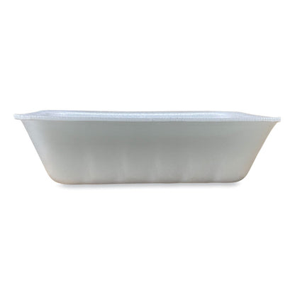Meat Trays, #42K, 8.75 x 6.32 x 2.25, White, Foam, 252/Carton