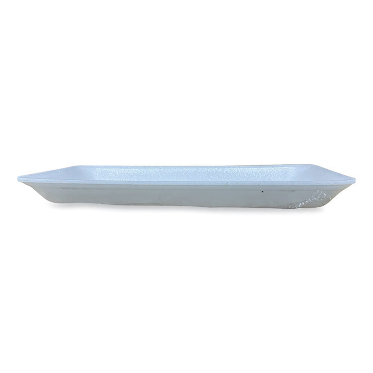 Meat Trays, #15P, 14.44 x 7.88 x 1.37, White, Foam, 200/Carton