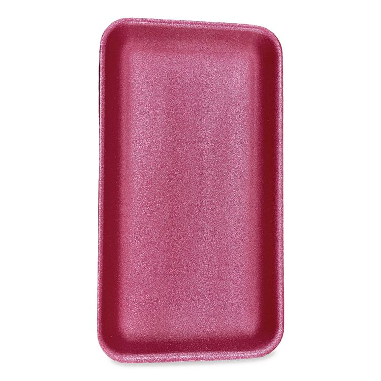 Meat Trays, #1525, 14.5 x 8 x 0.75, Pink, Foam, 250/Carton