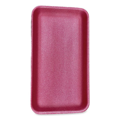 Meat Trays, #1525, 14.5 x 8 x 0.75, Pink, Foam, 250/Carton