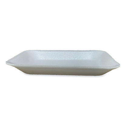 Meat Trays, #8P, 10.8 x 8.82 x 1.5, White, Foam, 200/Carton