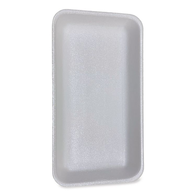 Meat Trays, #15P, 14.44 x 7.88 x 1.37, White, Foam, 200/Carton