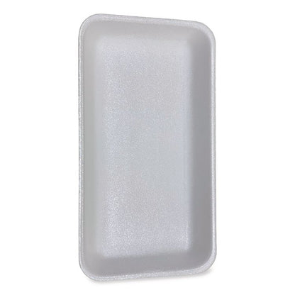 Meat Trays, #15P, 14.44 x 7.88 x 1.37, White, Foam, 200/Carton