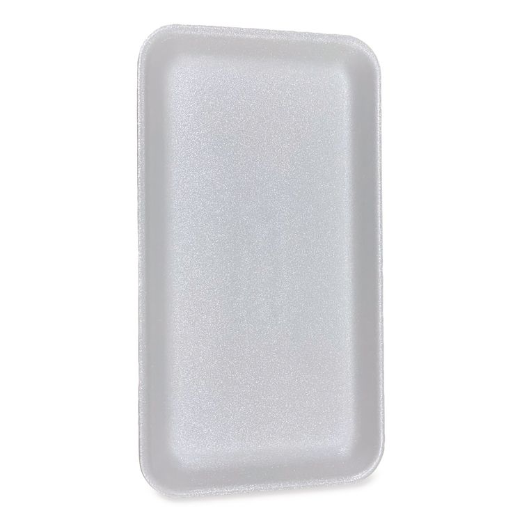 Meat Trays, #1525, 14.5 x 8 x 0.75, White, Foam, 250/Carton