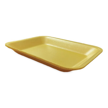 Meat Trays, #8P, 10.8 x 8.82 x 1.5, Yellow, Foam, 200/Carton
