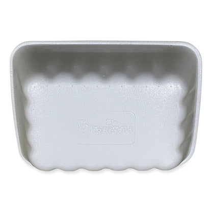 Meat Trays, #42K, 8.75 x 6.32 x 2.25, White, Foam, 252/Carton