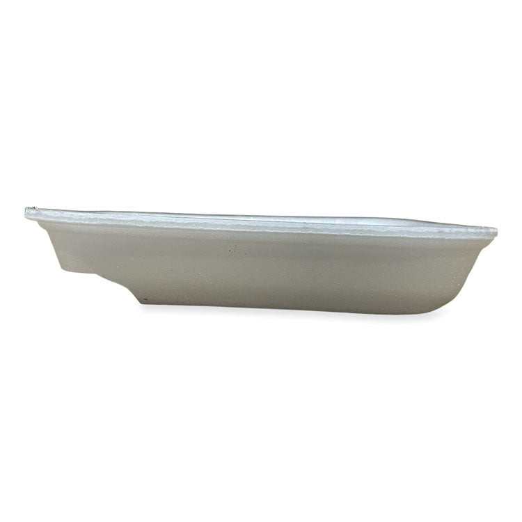 Meat Trays, #1, 5.38 x 5.38 x 1.07, White, Foam, 500/Carton