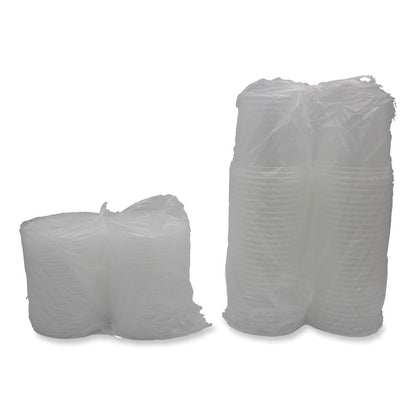 Plastic Deli Container with Lid, 24 oz, Clear, Plastic, 240/Carton
