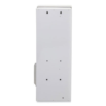 Dual Channel Sanitary Napkin/Tampon Vendor, 25 Cent Coin Mechanism, 11.13 x 7.63 x 26.38, White/Blue