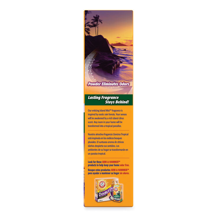 Fresh Scentsations Carpet Odor Eliminator, Island Mist, 30 oz Box, 6/Carton