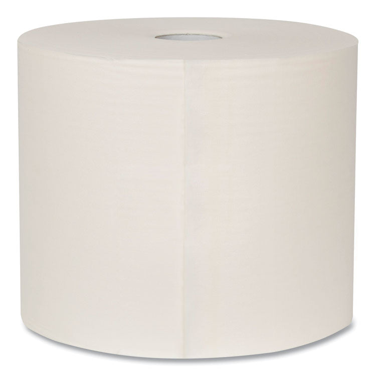 Heavy-Duty Cleaning Cloth, 1-Ply, 12.6" x 912.2 ft, White