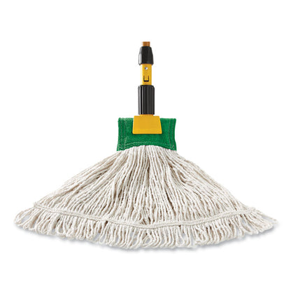 Super Stitch Blend Mop Head,  Cotton/Synthetic, Large, White, 6/Carton