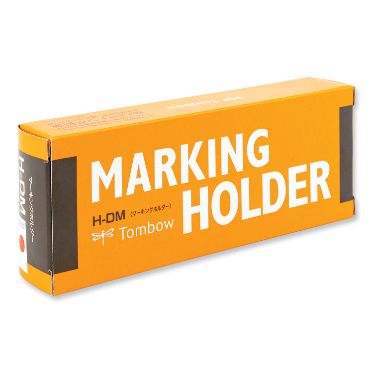 Wax-Based Marking Pencil, Twist-Advance, 4.4 mm, Red Marks, Navy Blue Barrel, 10/Box