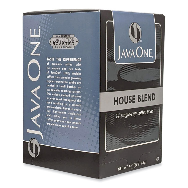 Coffee Pods, House Blend, Single Cup, 14/Box