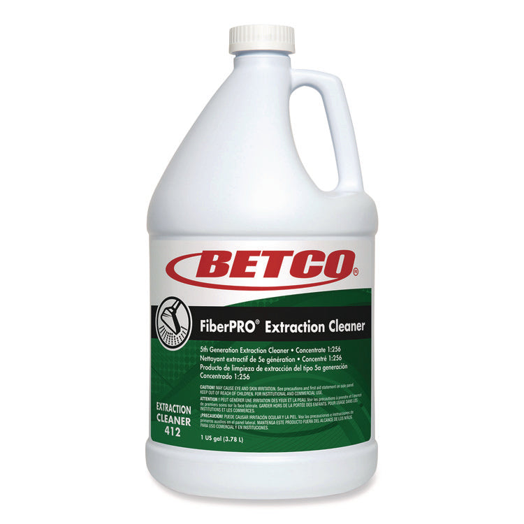 FiberPRO Extraction Cleaner, 1 gal Bottle, 4/Carton