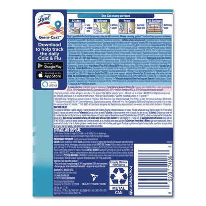 Disinfectant Spray, Crisp Linen Scent, 12.5 oz Aerosol Spray