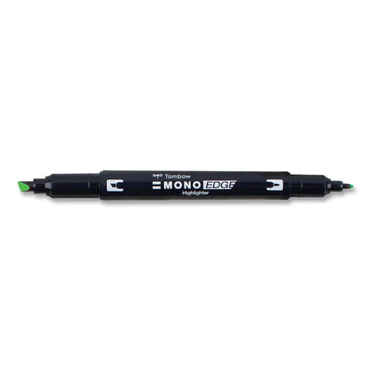 Highlighters, Yellow Green Ink, Bullet/Chisel Tip, Yellow Green Barrel, 10/Box
