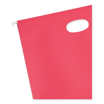 Hanging Pockets with Full-Height Gusset, 1-Section, 3.5" Capacity, Letter Size, Assorted Colors, 4/Pack